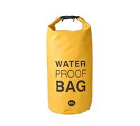 Waterproof Dry Bag 2L/5L/10L/20L, Roll-Top PVC Dry Sack Keeps Gear Safe and Dry, Ideal for Kayaking, Camping, Boating, Rafting, Paddleboarding, Beach Trips, Water Sports (Yellow, 20L - Double Straps)