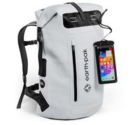 Waterproof Dry Bag 55L - Roll Top Sack for Kayaking Sailing Boating | Grey 55L roll top dry bag in abrasion resistant 500D PVC - keeps gear dry on kayak, boat and paddleboard trips