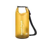 Waterproof Dry Bag, Adjustable Shoulder Strap, Sack with Phone Dry Bag, Suitable for Kayaking Boat Excursion Canoe, Fishing, Rafting, Swimming, Snowboarding (Yellow,10L)