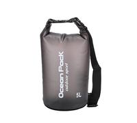 Waterproof Dry Bag, Adjustable Shoulder Strap, Sack with Phone Dry Bag, Suitable for Kayaking Boat Excursion Canoe, Fishing, Rafting, Swimming, Snowboarding (Black,5L)