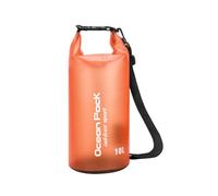 Waterproof Dry Bag, Adjustable Shoulder Strap, Sack with Phone Dry Bag, Suitable for Kayaking Boat Excursion Canoe, Fishing, Rafting, Swimming, Snowboarding (Orange,10L)