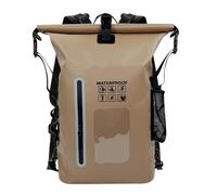 Waterproof Dry Bag Backpack Large Capacity Lightweight PVC, Light coffee, Siehe Beschreibung, See description