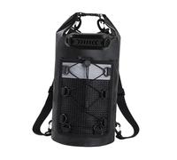 Waterproof Dry Bag Storage Bag with Handle Large Capacity Floating Backpack for Camping Travel Fishing Rafting Beach- Black