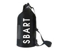 Waterproof Dry Shoulder Bag with Sealed Top PVC and Nylon Blend Touchscreen Window Buoyant Support Suitable for Kayaking Canoeing Boating Beach Walks, 10L Dry Bag, Black, Black