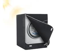 Waterproof Dust Shield - Washer Covers Outside, Three Sided Front Loader Cover with Strong Fabric, Appliance Protector for Laundry Room, Home Laundry Care Accessory for Washer Rain Defense Seasonal