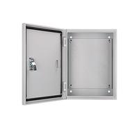 Waterproof Dustproof Electric Junction Box with Secure Lock & Mounting Plates - Ideal for Outdoor Electrical Connections and Weatherproofing Solutions