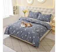 Waterproof Duvet Protector - 360° Leakproof for Incontinence & Pets - Peace of Mind for Elderly Parents, Kids & Furry Friends (D, Single)