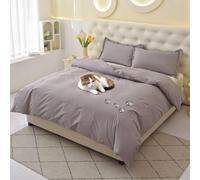 Waterproof Duvet Protector - 360° Leakproof for Incontinence & Pets - Peace of Mind for Elderly Parents, Kids & Furry Friends (B, Double)