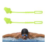 Waterproof Ear Plugs for Swimming,Reusable Silicone Ear Plugs for Swimming - Soft Comfy Pools Earplugs Swim Gear for Water Activities, Diving