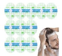 Waterproof Ear Stickers - PU 6.8 x 4.5 cm / 8 x 6 cm 80 g | 10 Pieces Ear Covers | Earmuffs for Children and Adults, Water-Resistant Ear Safety, Bathing, Swimming, Pool, Aind Outdoor