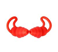 Waterproof earplugs, Made of Silicone, Noise-canceling Sleep earplugs, Waterproof and Won't Fall Off, Swimming Supplies, Unisex.(Red,004)