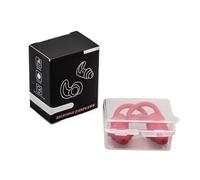 Waterproof earplugs, Made of Silicone, Noise-canceling Sleep earplugs, Waterproof and Won't Fall Off, Swimming Supplies, Unisex.(Red,002)