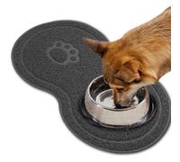 Waterproof Eating Mat - Non Slip Base 45 cm, Cat Food Collector, Puppy Drinking Mat | Prevention of Internal Dishwasher Safe Surfaces