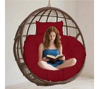Waterproof Egg Chair Cushion Replacement Large Swing Seat Pads for Outdoor Patio Garden Living Room & Bedroom Comfortable Hammock Swing Cushions