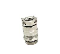 Waterproof Electircal Metal Doube Locked Seal Connector Gland Joint Insert M20 Size Wire Range(M20X1.5 fit 6-12mm)