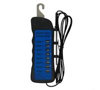 Waterproof Electric Fence Voltage Tester with 8 Neon Indicators for Comprehensive Voltage Assessment