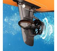 Waterproof Electric Paddle Board Motor for SUP Kayak, 160W Thruster with Remote Control, Portable Thruster for Smooth Navigation and Extended Range