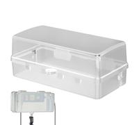 Waterproof Electrical Box | Outdoor Power Strip Storage Cable Management Box With Lock, Weather Proof Plug Box Multifunctional Cable Connection Socket Enclosure For Extension Lead Plug Socket