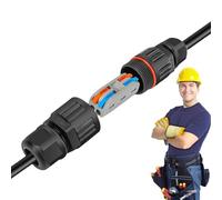 Waterproof Electrical Cable Wire Connector, Outdoor Cable Connector, IP68 Junction Box Cable Connector Sleeve Coupler For 2 Or 3-Pin Cables, Outdoor Cable Connector