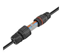 Waterproof Electrical Cable Wire Connector, Outdoor Cable Connector,Outdoor Electrical Junction Box, IP68 Junction Box Cable Connector Sleeve Coupler For 2 Or 3 Pins Cables, -40°C +95°C Connection Box