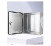 Waterproof Electrical Enclosure, 304 Stainless Steel Junction Box, Weatherproof Outdoor Electrical Cabinet for Industrial & Marine Applications