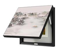 Waterproof Electrical Switch Box Cover, Wall Mounted Painting Decor Shield, Hidden Panel for Meter, Interruptor Protection