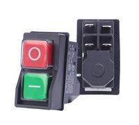 Waterproof Electromagnetic Push Button Switches 4/5Pin Starter Switches For Electric Power Tool Garden Tool Starter