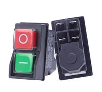 Waterproof Electromagnetic Push Button Switches 4/5Pin Starter Switches for Electric Power Tool, Garden Tool Starter Machine Tool Equipment Waterproof Switches