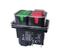 Waterproof Electromagnetic Pushbutton Switches KJD17B 16A 4Pin for Lathes IDGTTLDF