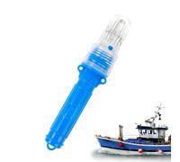 Waterproof Electronic Nautical Signal Light Tri-mode Flashing/SOS/Normal Bright 7.4 Inch Portable Marine Safety Light Set(Blue)