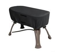 Waterproof Elevated Pet Bath Cover, UV-Resistant & Dustproof Dog Bathtub Protector for Outdoor Use, Heavy Duty Oxford Cloth Shelter Fits 118x56x38cm Tubs, Black(420D)