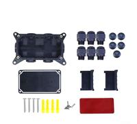 Waterproof Enclosure for WAGO221 2P 3P 5P Connectors with IP68 Protection Level ABS Build for Outdoor Cable Splice Reliability (ZY-109 Black)