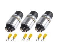 Waterproof Engine Starter Push Button Set 50A Capacity Automotive Marine Switches Set For Trucks Boats Outdoor Machinery Marine Engine Start Switches