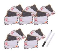 Waterproof Erasable Food Labels with White Surface | Plastic Material with Writing Space, Easy to Clean and Wipe-off, for Coffee Shop Owners and Bakers