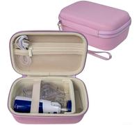 Waterproof EVA Case for Handheld Breathing Device with Exterior Soft Interior Lining and Accessory Organization (Purple)