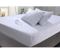 Waterproof Extra Deep Mattress Protector Topper Terry Towel Fitted Sheet Pillow Single Double 4Ft King Super King (Pair of Pillow Protector)