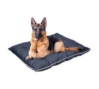 Waterproof Extra Large Dog Bed with Foam Cushion Mattress for Pet Comfort, Crate and Kennel Training and Orthopedic Joint Support, Soft and Chunky, Washable, Oxford Fabric, XL, 110x80x10cm Dark Blue