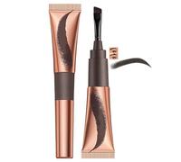Waterproof Eyebrow Tint Gel In Espresso Shade - Semi-Permanent Peel-Off Dye For Fuller, Defined Brows With Rich Brown Colour Enhancement And Long-Lasting Wear, Includes Flat Brush For Precise