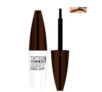 Waterproof Eyebrow Tint Gel With Buildable Formula For Natural Definition - Semi-Permanent Peel-Off Brow Colour In Grey Brown Shade For All Skin Types And Sparse Brows, Long-Lasting Sweatproof,