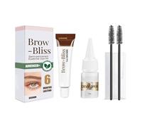Waterproof Eyebrow Tint Kit, Lash Tint and Eyebrow Dye, Volume Lashes and Full Brows Last Up to 6 Months, Eye Brow & Eye Lash Coloring Set, DIY Easy Use for Salon and Home (Brown)
