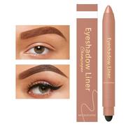 Waterproof Eyeline, Smooth Eye Makeup Pen 2-in-1, Sweatproof Eyeline for Party Concert Commuting Costume Prom Social Carnival Women Girlfriend