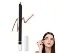 Waterproof Eyeliner Pencil, Long-Lasting Gel Formula, 24 HR Waterproof Eyeliner Duo Sharpenable Eye Pencil, Fine Tip for Precise or Bold Eye Looks, Smooth & Natural Application (#012-Deep Bronze)