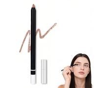 Waterproof Eyeliner Pencil, Long-Lasting Gel Formula, 24 HR Waterproof Eyeliner Duo Sharpenable Eye Pencil, Fine Tip for Precise or Bold Eye Looks, Smooth & Natural Application (#008-Brown)