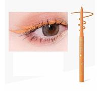 Waterproof Eyeliner Pencil | Twistable Soft & Smudge-Proof Makeup Pen | Long-Lasting Creamy Eye Liner for Waterline & Eye Definition | Metallic & Matte Shades for Women - Orange