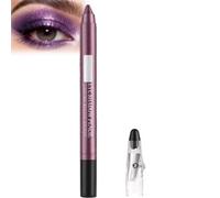 Waterproof Eyeshadow & Eyeliner Stick - Long-Lasting Sparkle Eye Pencil for Non-Smudge Glitter Looks, 2-in-1 Formula, Travel-Friendly(FOG PURPLE）