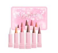 Waterproof Eyeshadow Pencil - 6 Piece Set with Stunning Effect, Lasting, Vibrant Colour, Effortless Application Tools | Shopping, Dance, Dating, Holidays, Celebrations, Birth