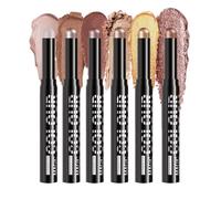 Waterproof Eyeshadow Stick,Shimmer Eye Beauty Pen - High Rendering Eyeshadow Stick with 6 Colors for Wedding Party Costume Looks