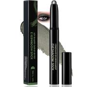 Waterproof Eyeshadow Stick - Silky Cream Mousse, Smudge-Proof Pearlescent Shimmer, Easy Glide Blendable Eye Makeup for Mature Sensitive Skin, Concert & Daily Glam for Easy Eye Beauty (Bottle Green)