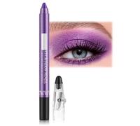 Waterproof Eyeshadow Stick - Vibrant Pearly Purple Shimmer with Long-Lasting, Non-Smudge Formula. Effortless Glitter Makeup in an Easy-Apply Crayon Design. Perfect as Creamy Eyeliner or Bold Eye Shado