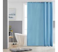 Waterproof Fabric Shower Curtain, Modern Design,mould and water resistant180x180cm,mildew resistant,bathroom curtain,mould proof,100% fabric polyester,machine washable,long curtain (LEMON YELLOW)